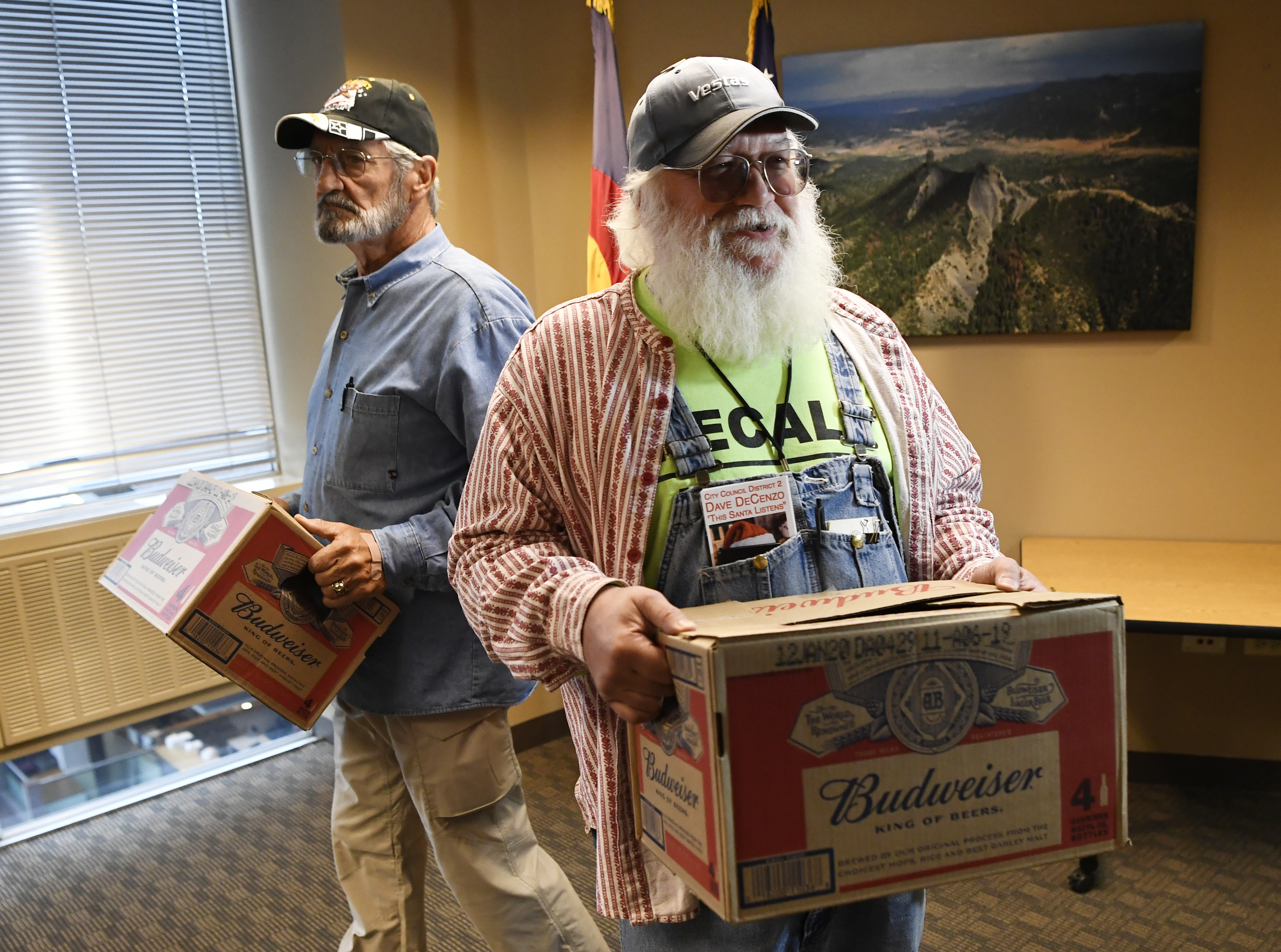 Joseph Santoro, left, and Dave DeCenzo, ...