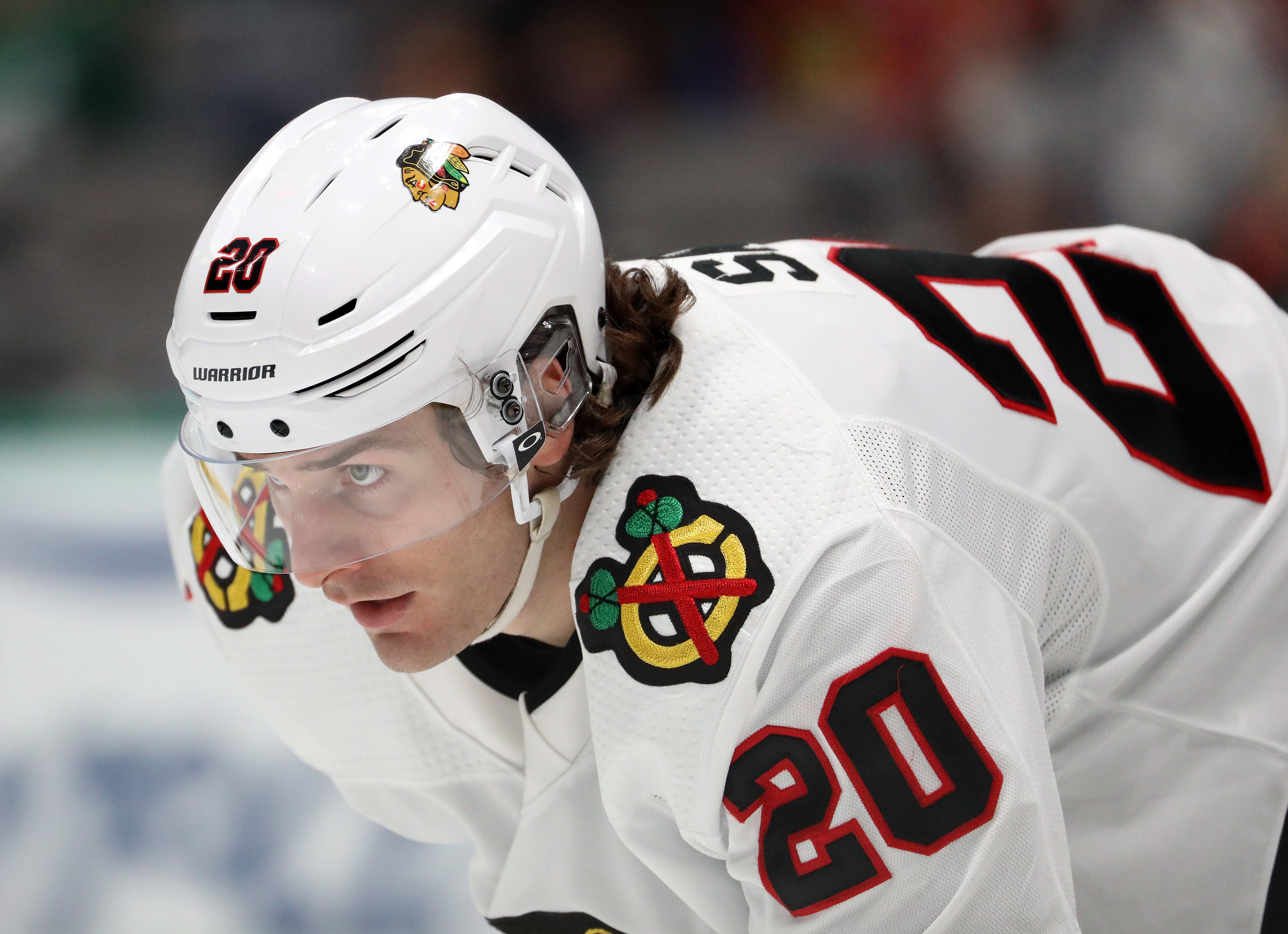 Brandon Saad #20 of the Chicago ...