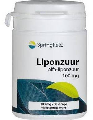 Springfield Alpha Liponzuur 100mg 60st 60CP