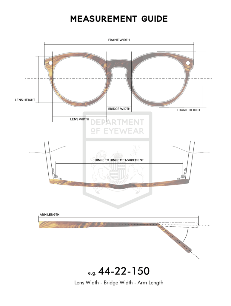 How To Measure Your Frame Size Goggles4u Eyeglasses