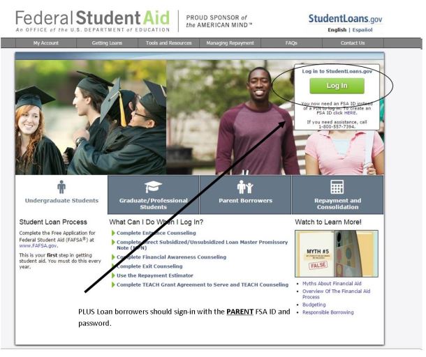 Federal Student Loan Contact Information Apply For Parent Plus Loan