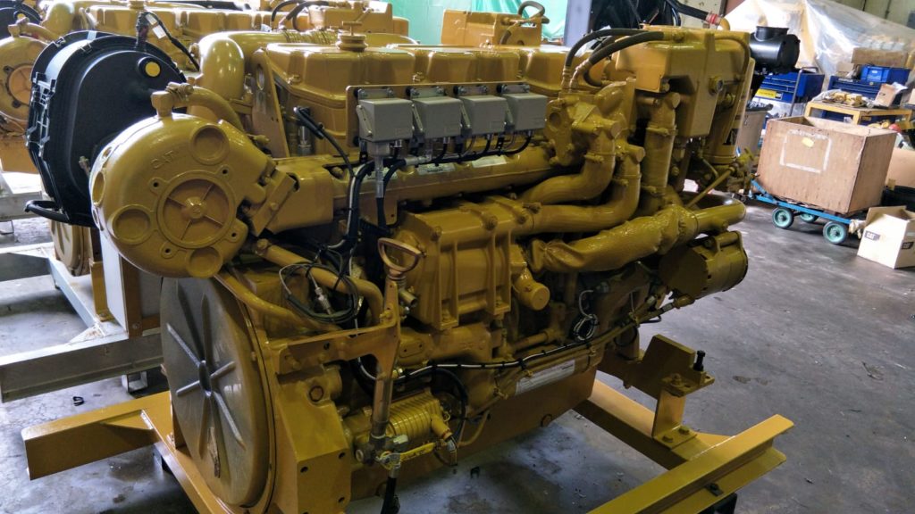 New Surplus Caterpillar C18 ACERT 803HP Diesel Marine Engine Item