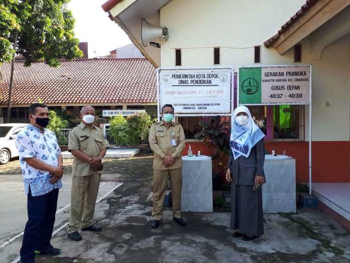 2, smpn 2 depok, jl. Anggota Drpd Pks Kota Depok Sri Utami Tinjau Dan Apresiasi Berdirinya Smpn 27 Kota Depok Depok News
