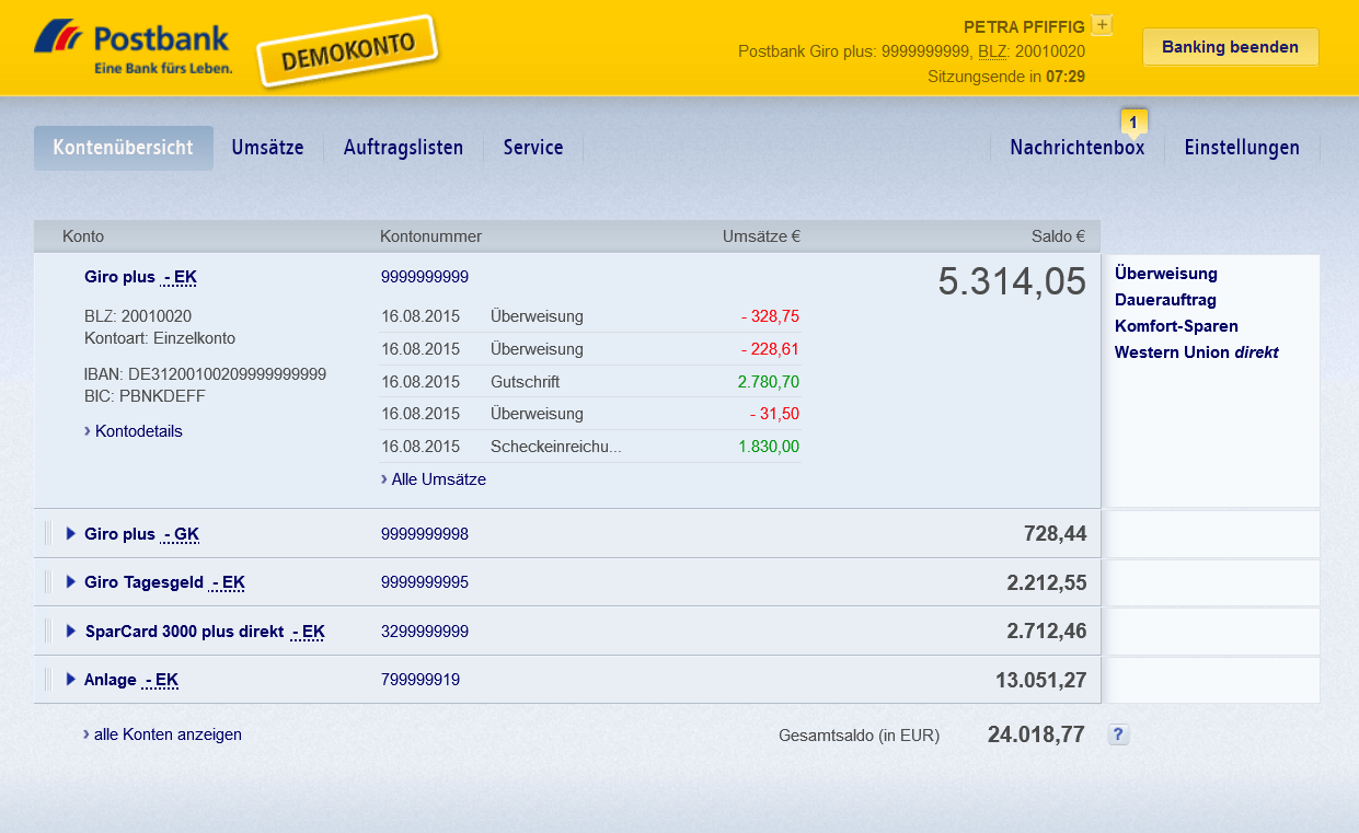 Postbank Girokonto Erfahrungen 2020 » Zum Postbank Testbericht