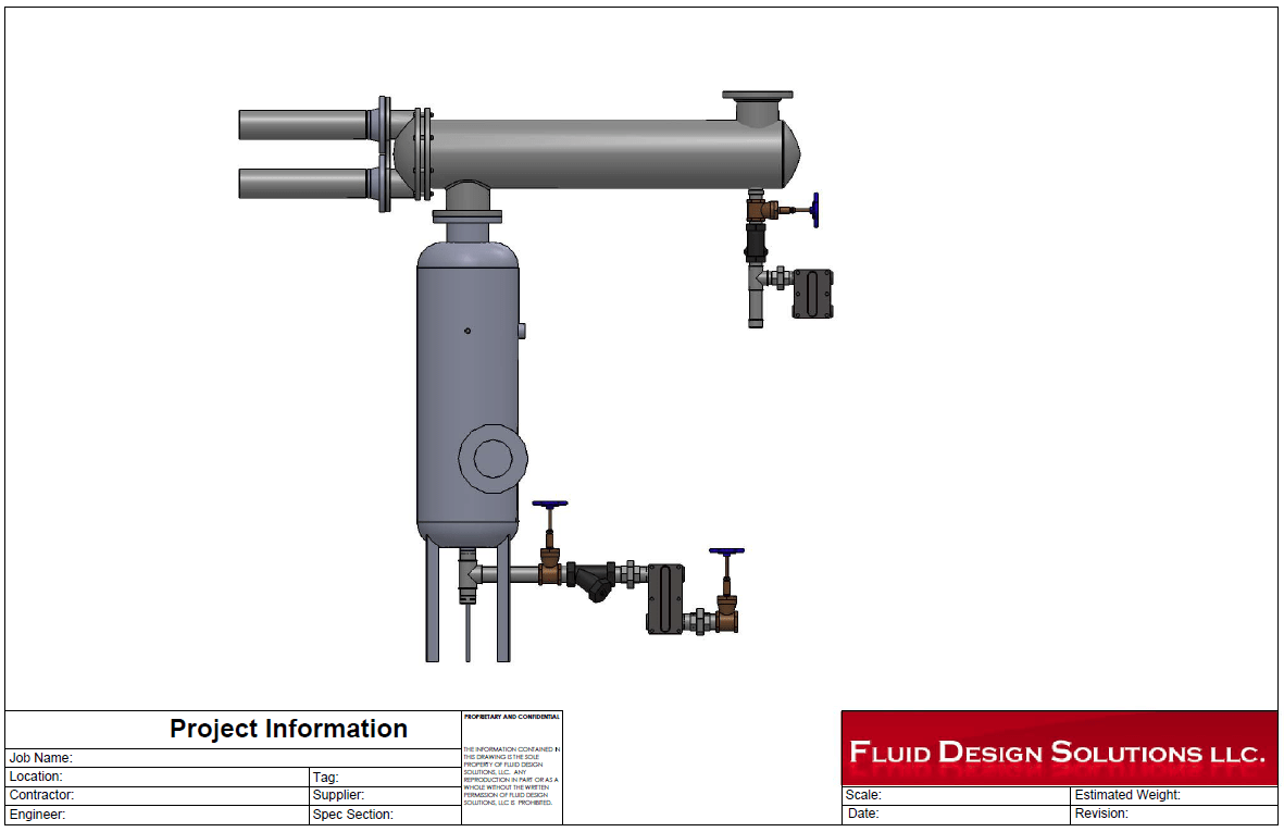Medium and High Pressure Steam Vented Flash Tank Trim Recovery