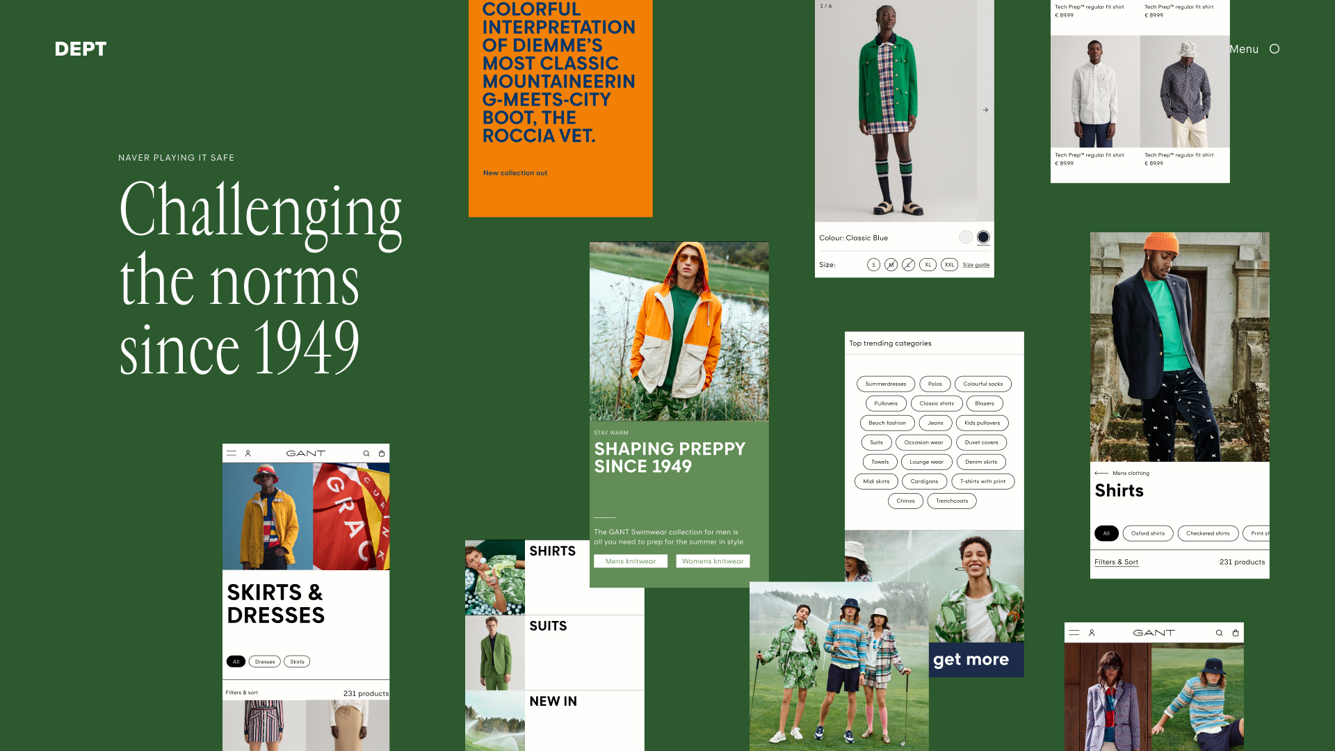 A brand new design for GANT DEPT®