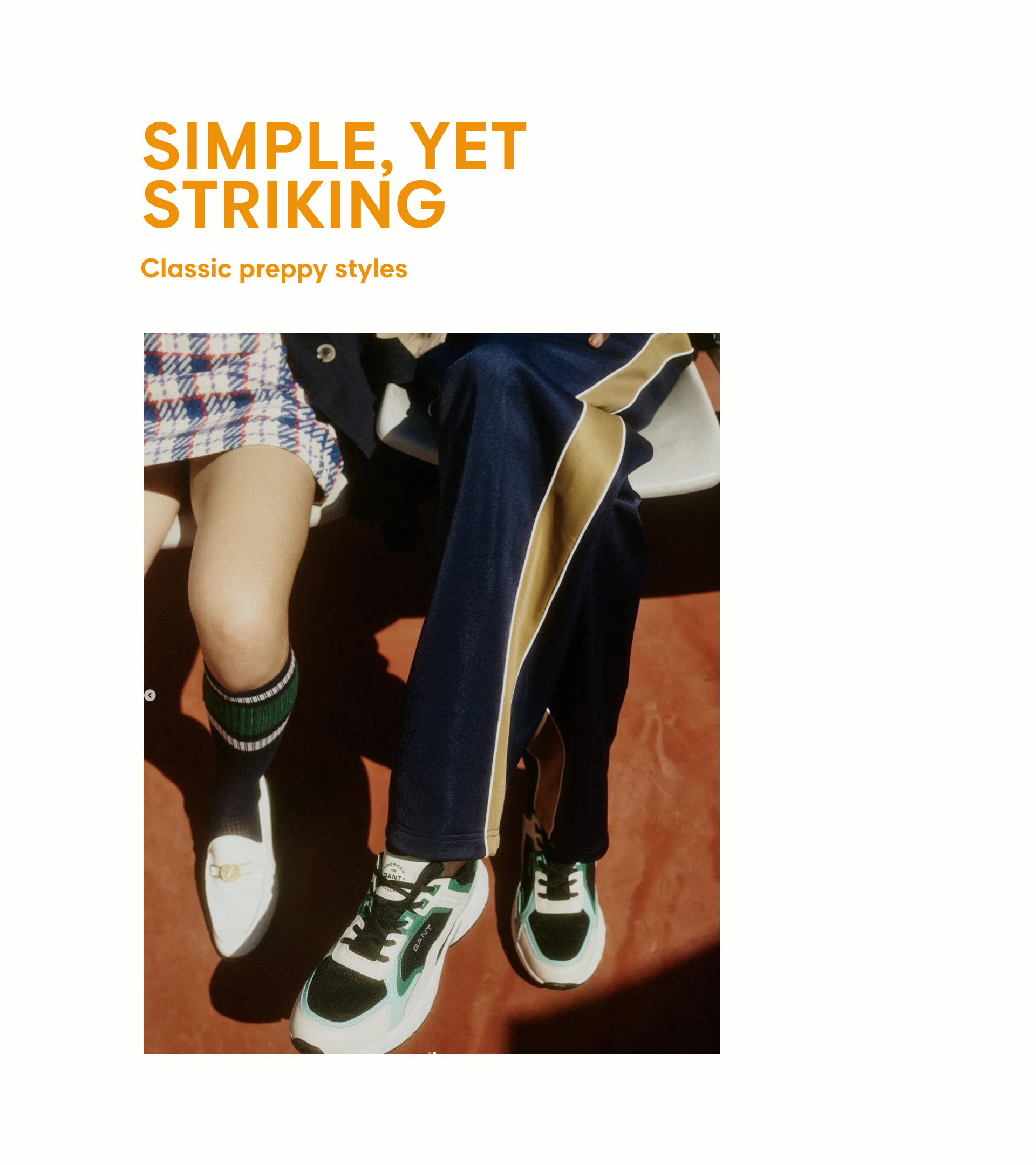 A brand new design for GANT DEPT®