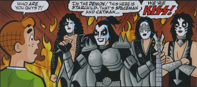 Pop Music Comics Archie Meets KISS Depth of Field Magazine