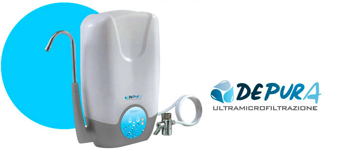 Per depuratori d'acqua domestici si intendono tutti quei dispenser che si possono installare nelle case o negli uffici, i quali sono in grado di filtrare l'acqua del rubinetto e migliorarne notevolmente il sapore. Purificatore Acqua Depura A Microfiltrazione Per Un Acqua Ideale Sempre