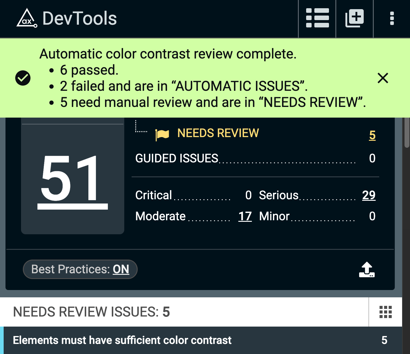 Axe DevTools Update New Color Contrast Analyzer Deque