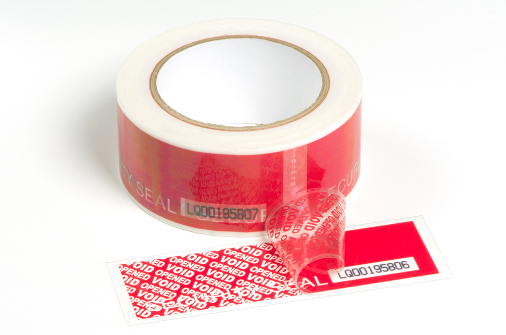 Security seal tape with perforation and numbering Der Plomben Shop