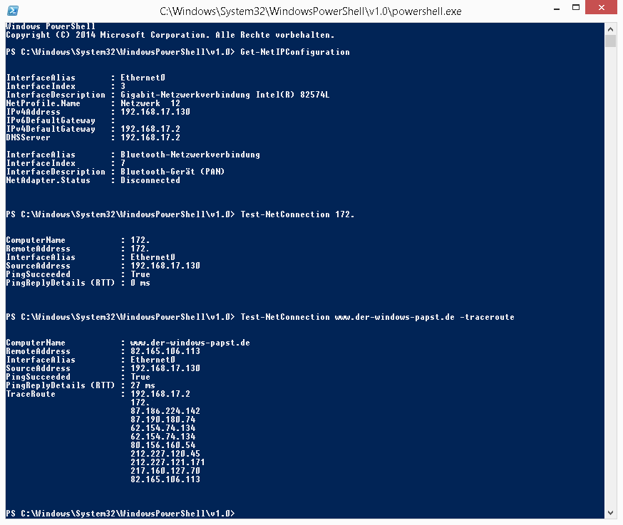Powershell Test NetConnection Der Windows Papst IT Blog Essen Jörn