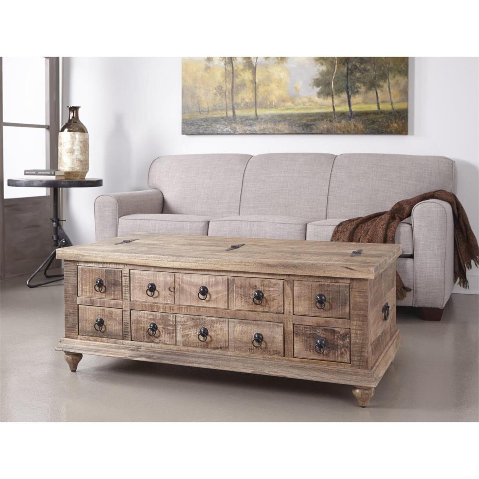 6Drawer Lift Top Storage table