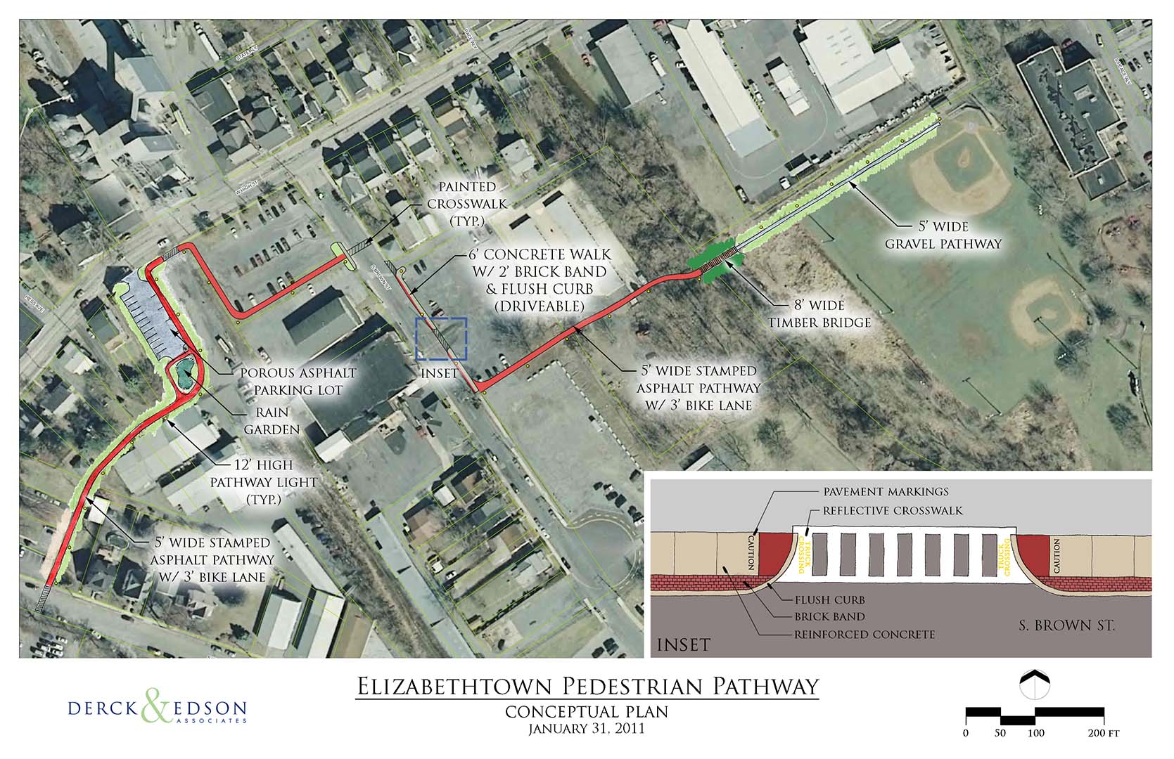 Elizabethtown Pedestrian Pathway Derck & Edson