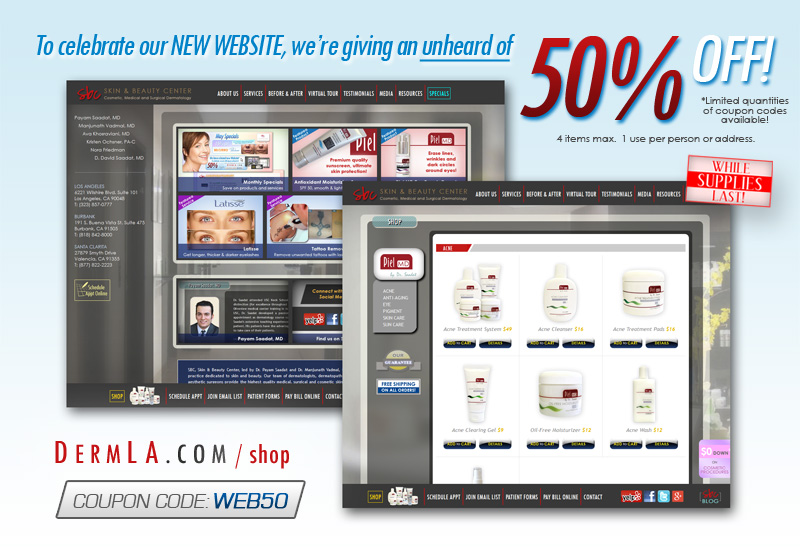 50 OFF Coupon Code uses STILL available! Skin & Beauty Center