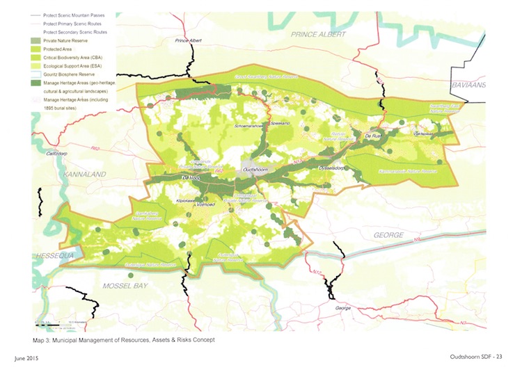 Oudtshoorn Spatial Development Framework De Rust Heritage