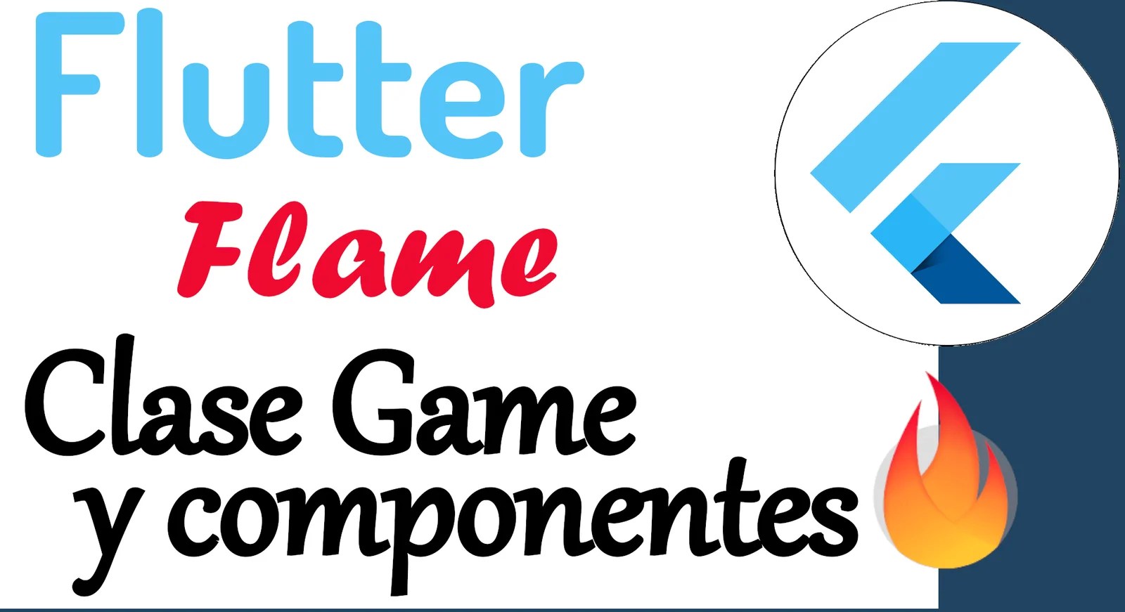 Game class and components in Flutter Flame Desarrollolibre