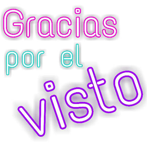 Gracias por el visto 0722253 Sticker de WhatsApp DescargarStickers
