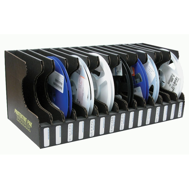 Protektive Pak 37563 Open Reel Storage Container, 7 IN, 15 Slots, 17