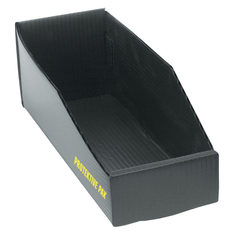 Protektive Pak 38900 Plastek Open Bin Box, 12 x 2 x 4 IN, 305 x 51 x