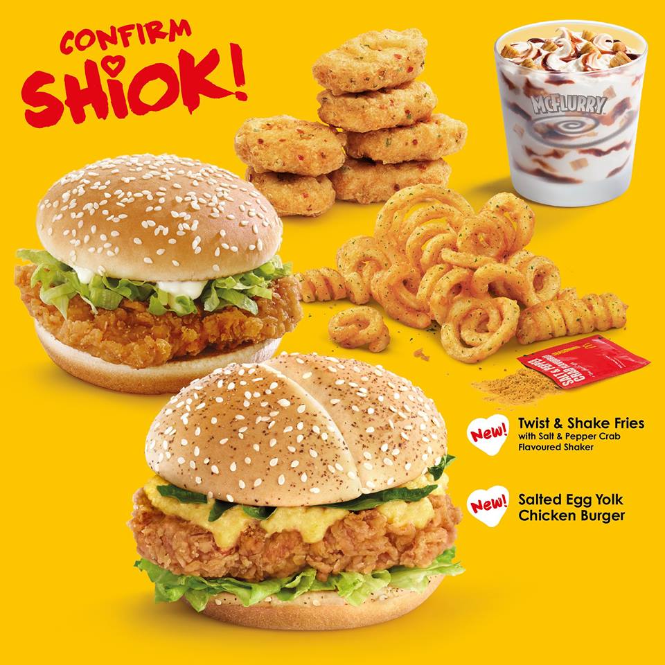 McDonald's Salted Egg Burger Review Describee
