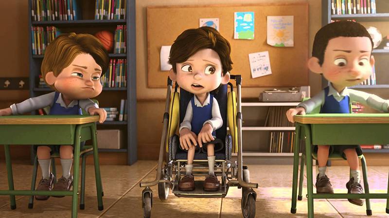 Nicolás, el niño que inspiró el corto de animación ‘Cuerdas’ de Pedro