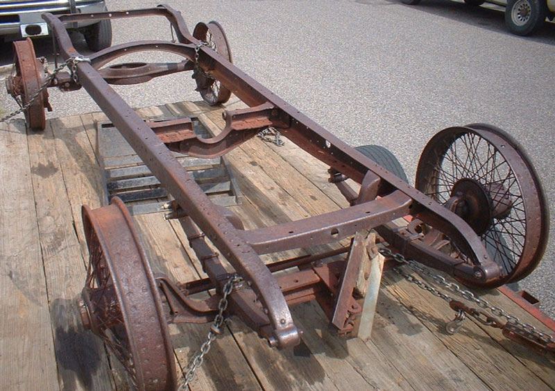 19181919 WillysKnight Model 884 Chassis With Wire Wheels For Sale