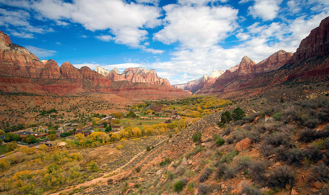 Springdale in Southern Utah is home to Zion National Park entrance and