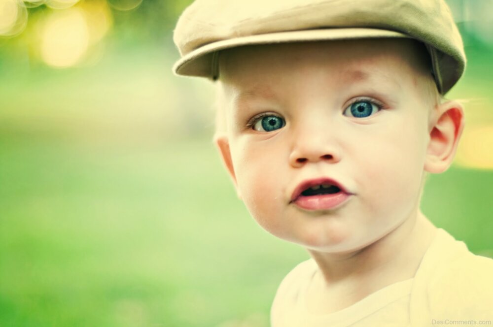 Pretty Baby In Cool Hat