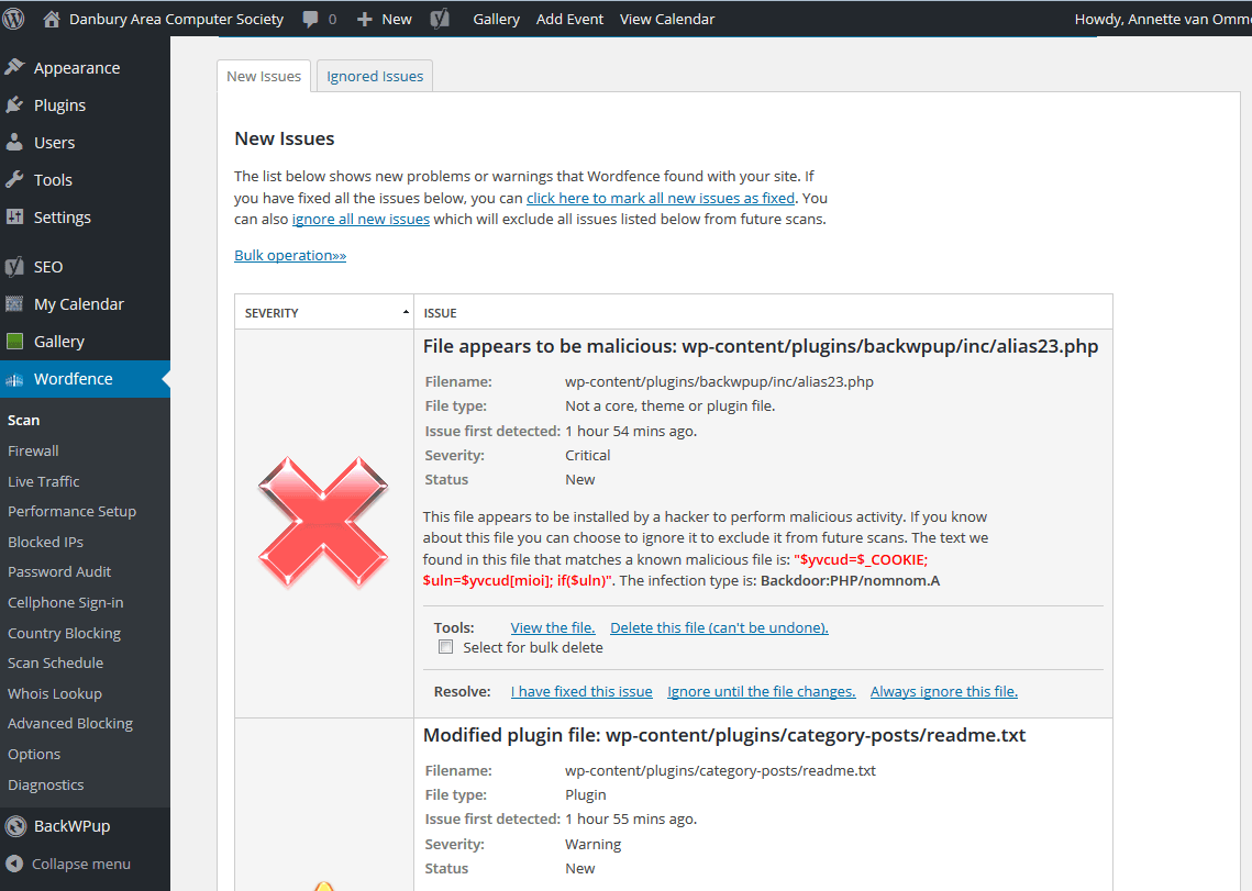 WordPress Security and Hacks – Web and Graphic Design
