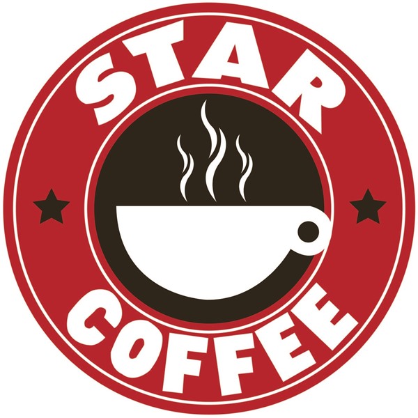 ออกแบบฉลากน้ำดื่ม Star coffee Design365days