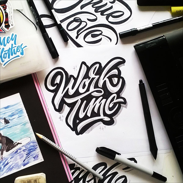 25+ Cool Logotype and Hand Lettering Examples 2015 by Kirill Richert