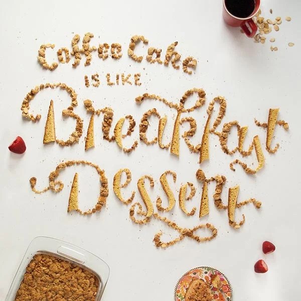 30 Creative Examples of Food Lettering & Typography by Danielle Evans