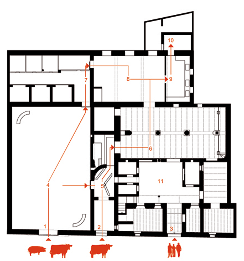 sol89 retrofits slaughterhouse with cooking school in cadiz, spain