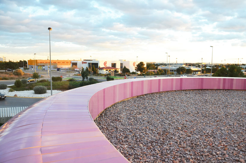children's innovation centre in valencia clad in colorful tiles