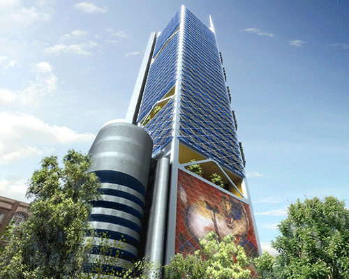 torre BBVA by legorogers mexico’s tallest building