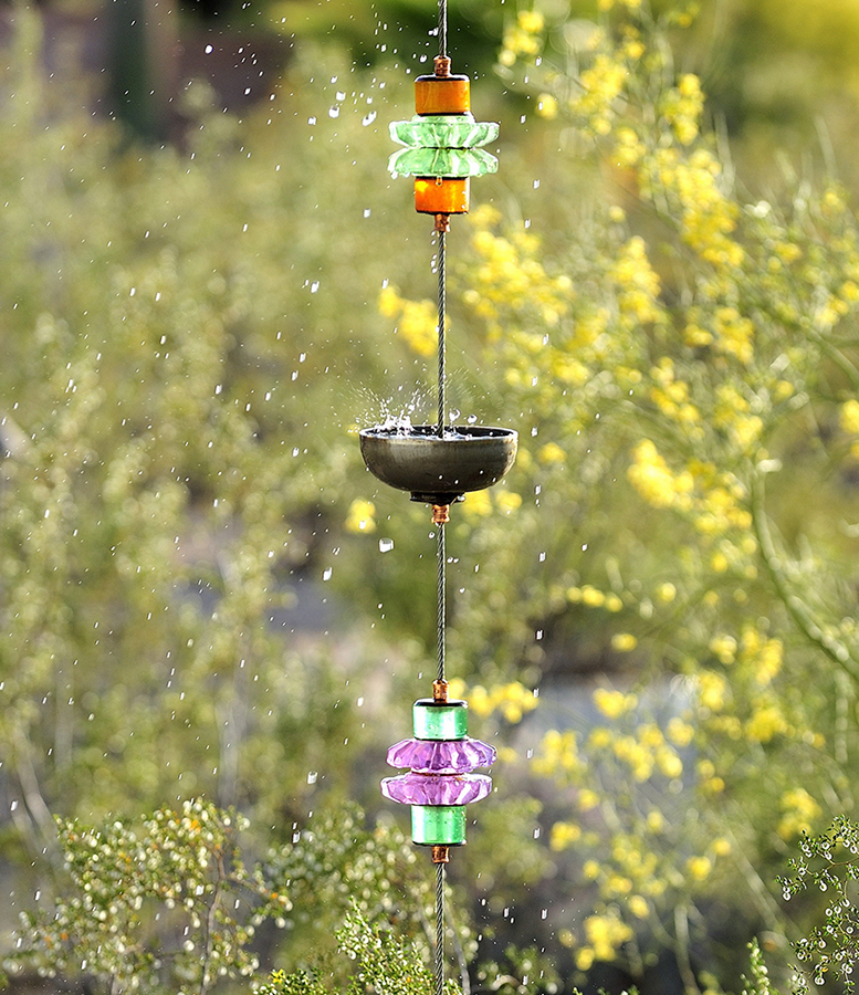 GLASS WORKS RAIN CHAINS DESIGN COLLABORATIONS MARGARET JOPLIN