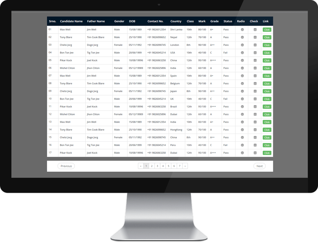 Enhance Data Visualization with Record Responsive Bootstrap Table