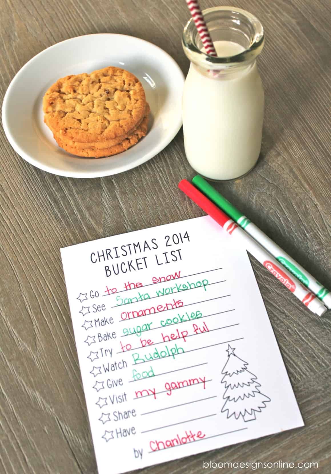Christmas Bucket List Design Dazzle