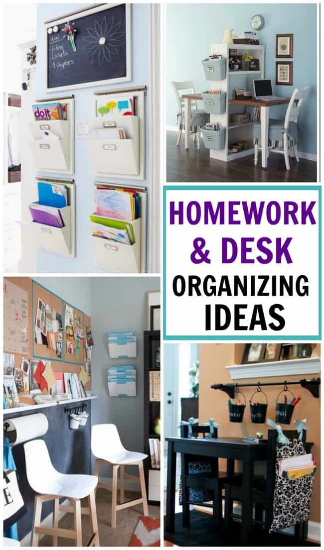 Homework and Desk Organization Ideas Design Dazzle