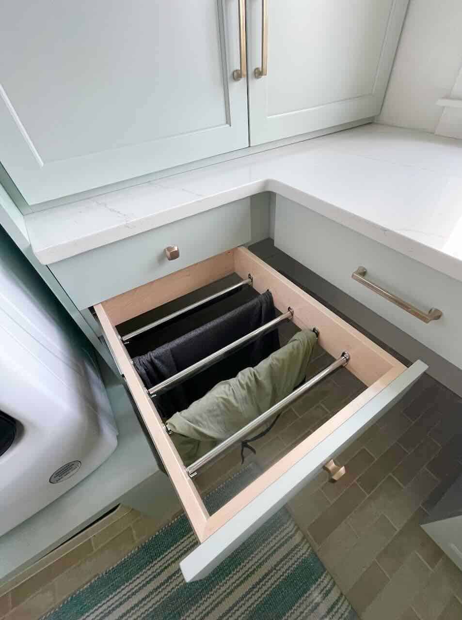 Laundry Room Drying Rack and Storage Solutions