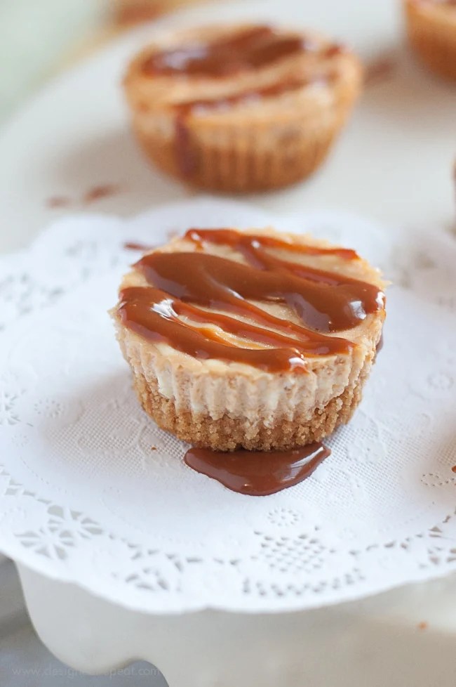 Recipe Mini Caramel Cheesecake Bites from Design Eat Repeat Fat Toad