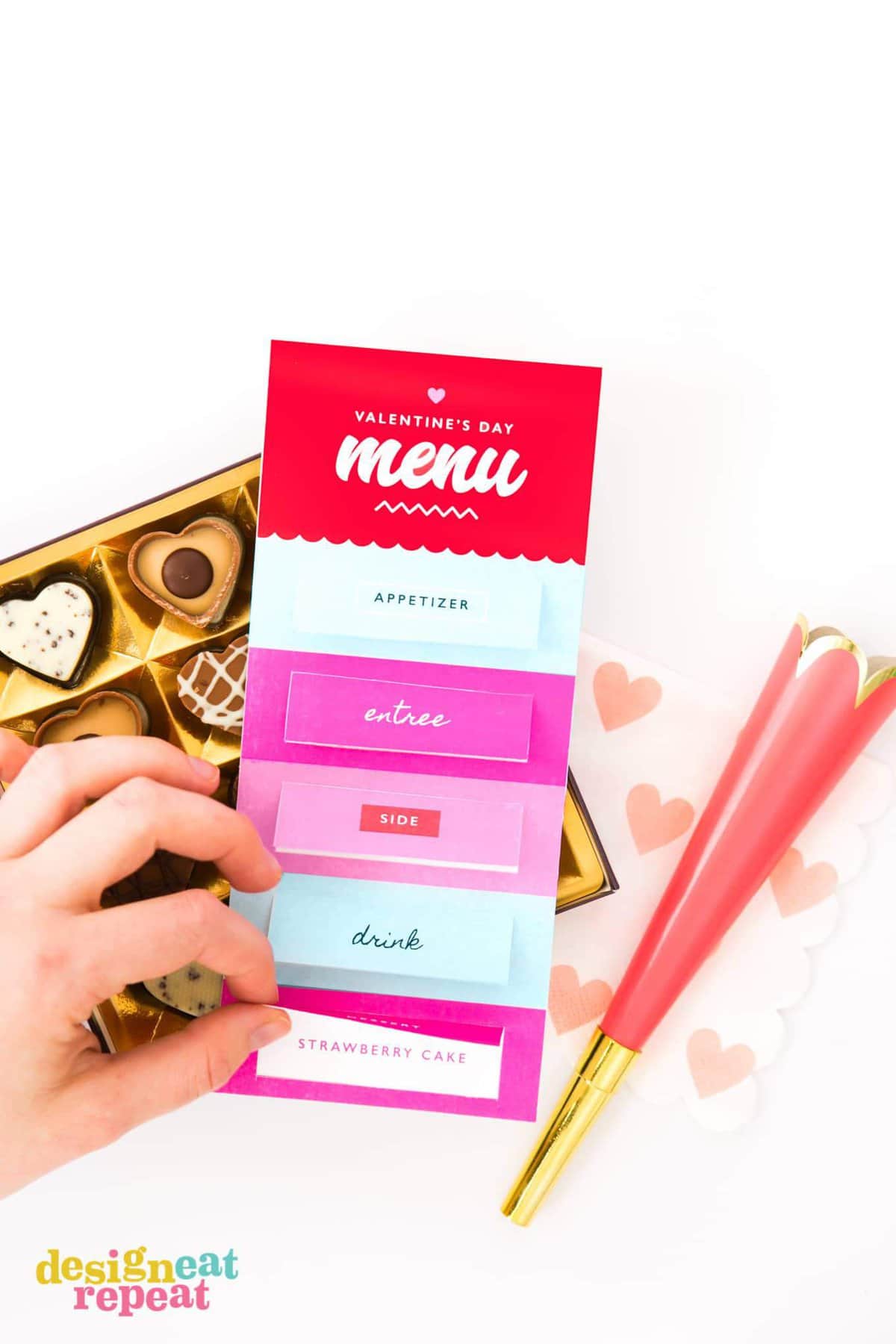 Printable Dinner Party Menu