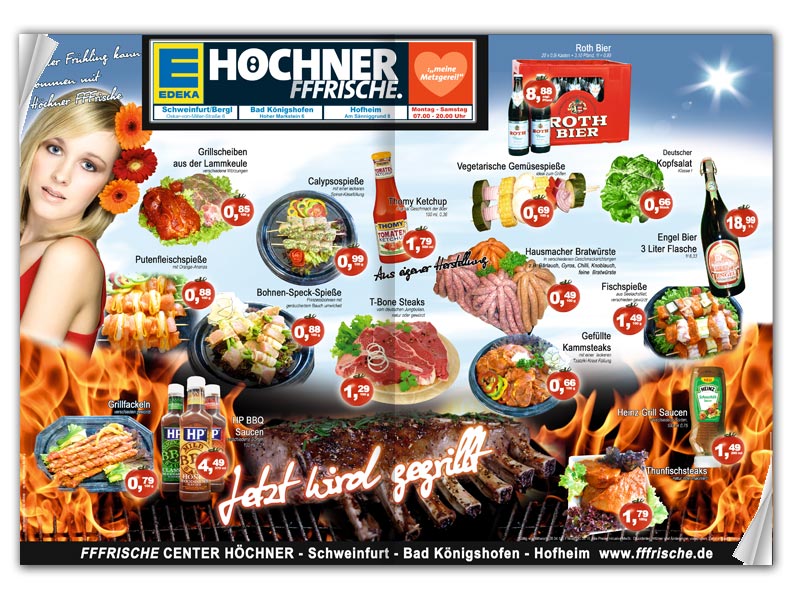 Zeitungsanzeigen, Anzeigen, Prospekte, Flyer Gestaltung und Druck