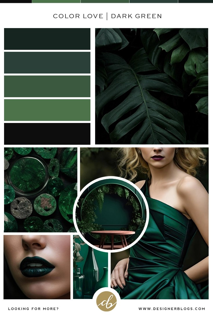 Color Love Dark Greens Designer Blogs