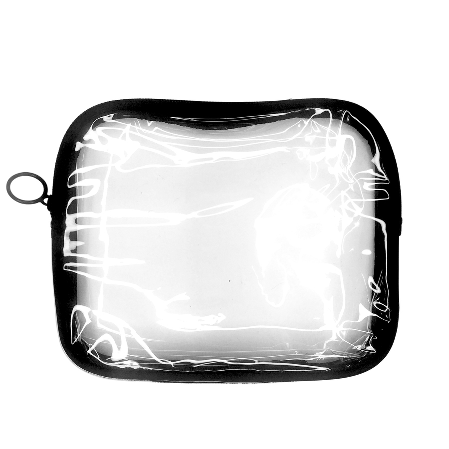 Slim Clear Toiletry Bag Makeup Cosmetics Tools Bag
