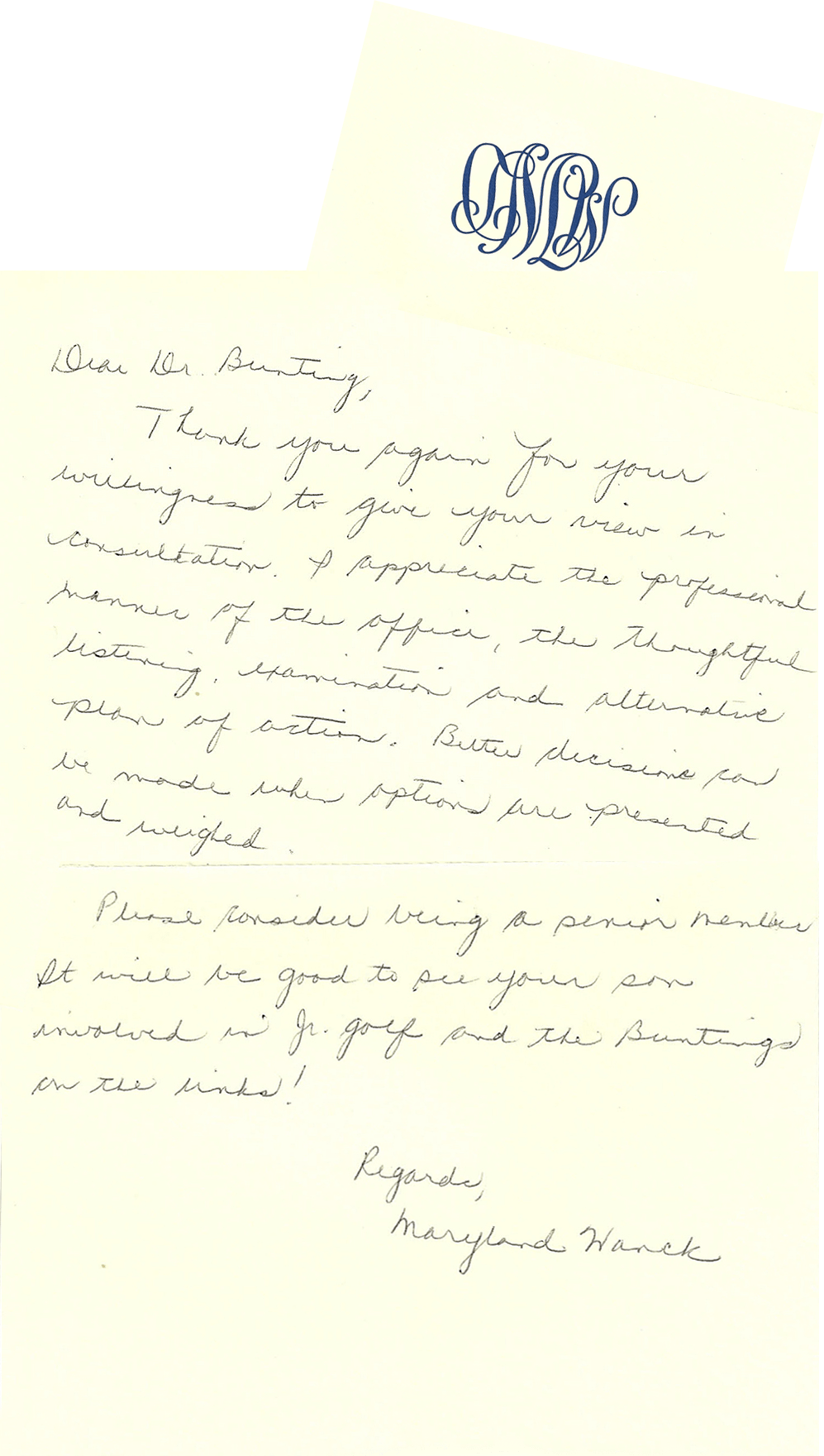 Huntingdon Valley Dentist Patient Testimonials Dr. Steven C. Bunting