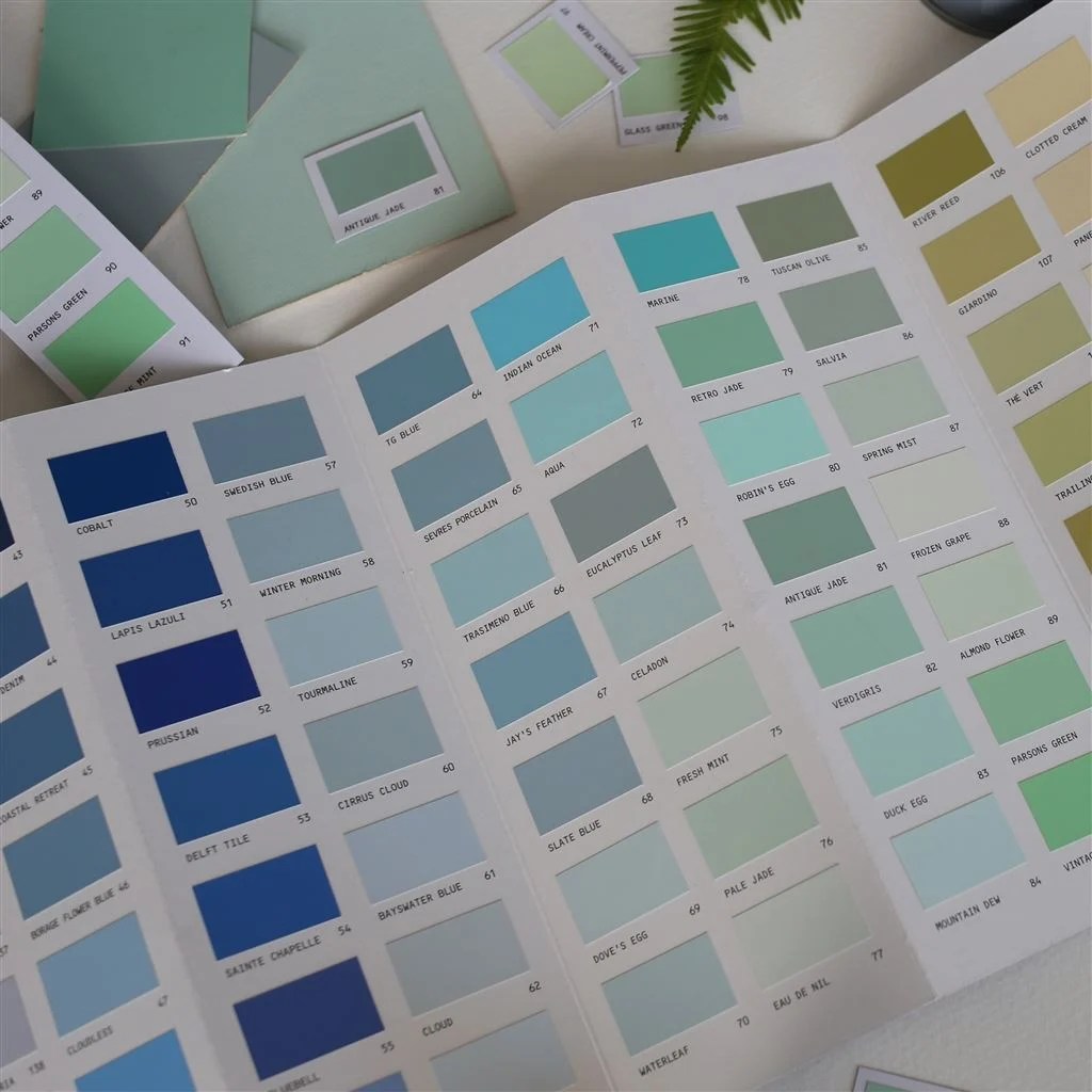 Paint Colour Card Designers Guild