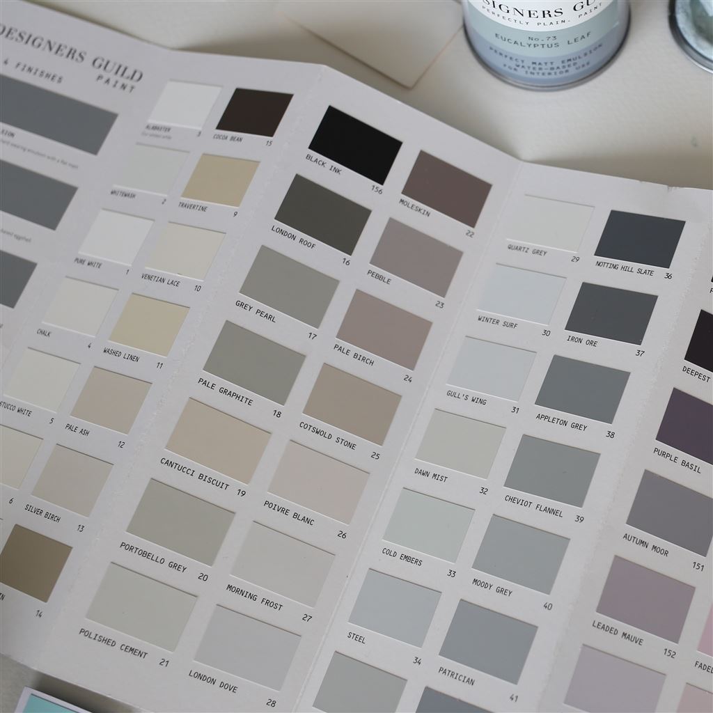 Paint Colour Card Designers Guild