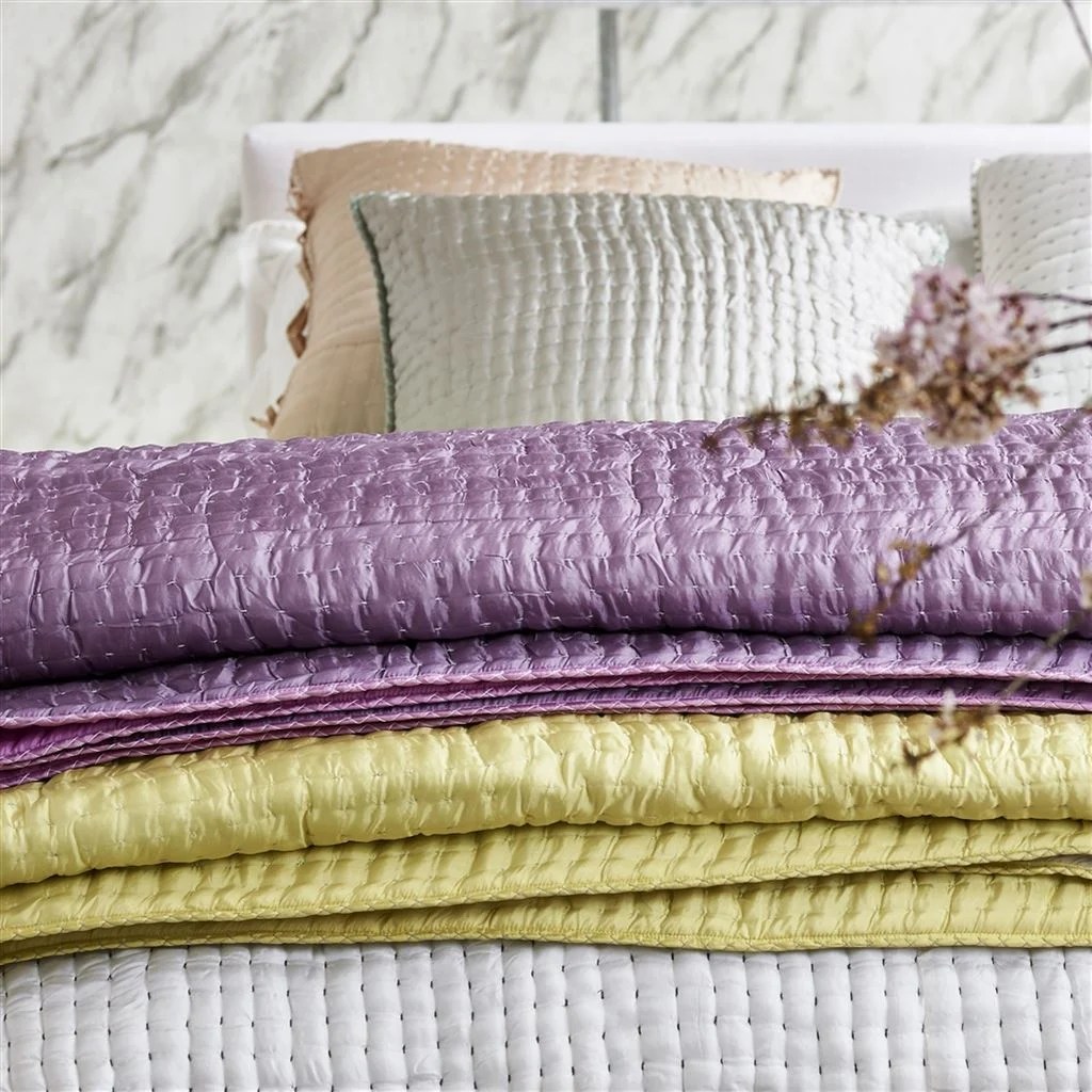 Chenevard Silver & Willow Quilts & Pillowcases Designers Guild